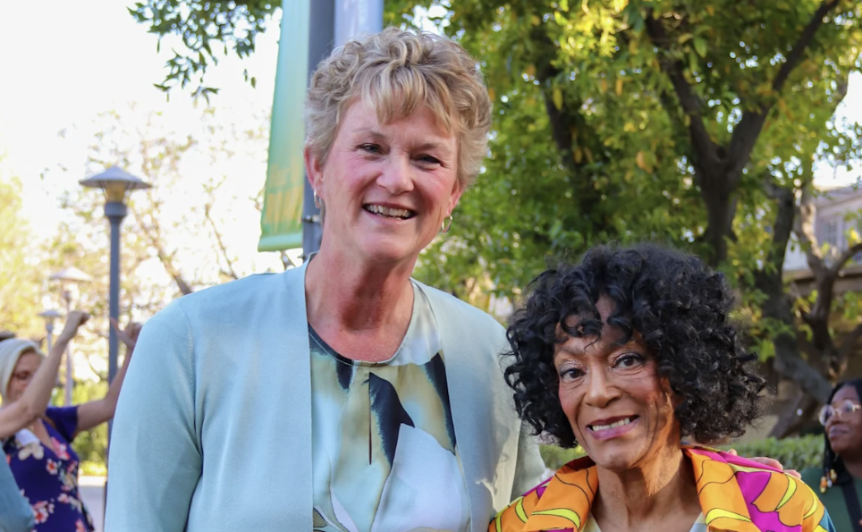 As both Coach Melanie Horn (left) and dance teacher Kashmir Blake are set to retire at the end of this school year after decades of service, the Westridge community is taking the time to honor their commitment and dedication to the school. 